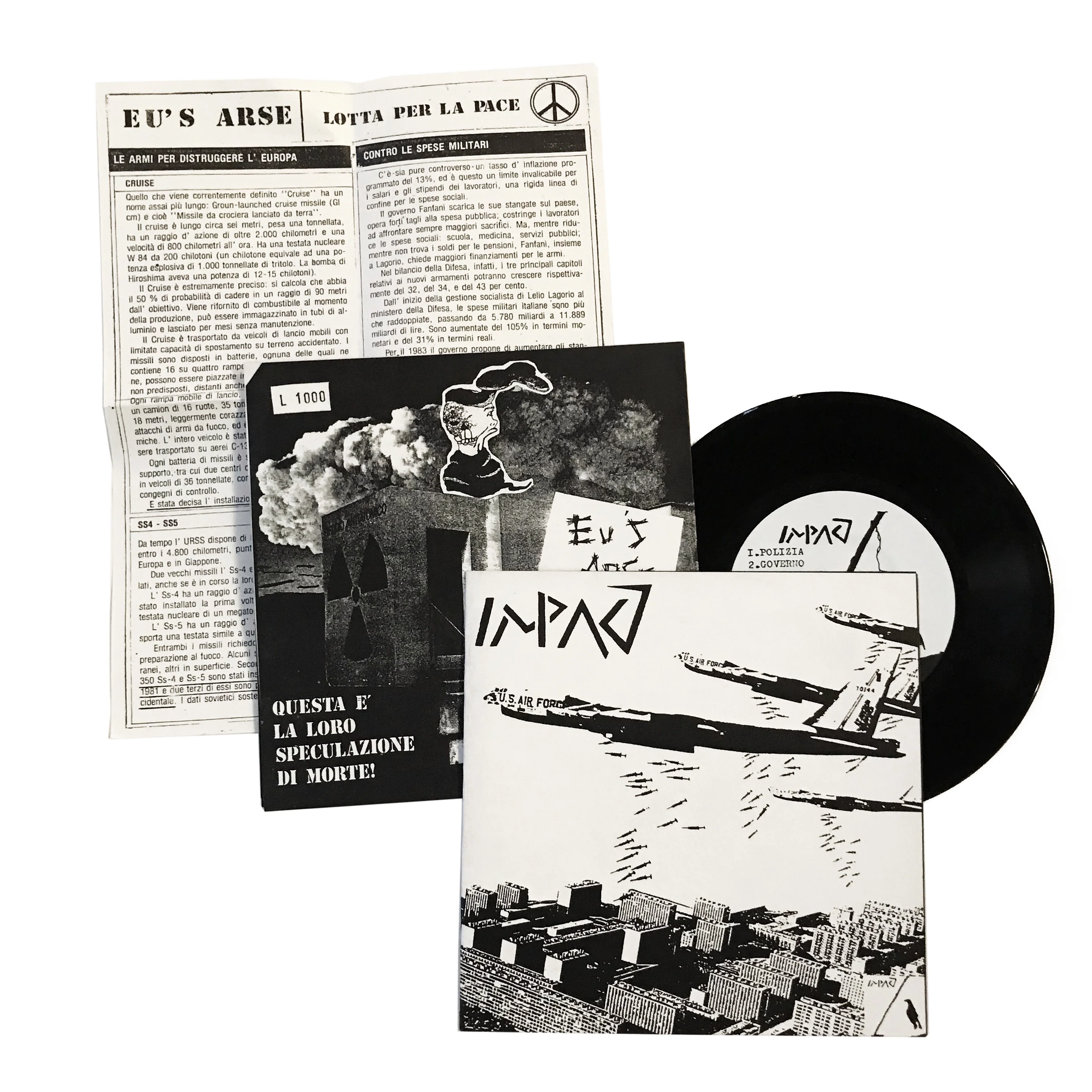 Eu's Arse / Impact: Split 7"