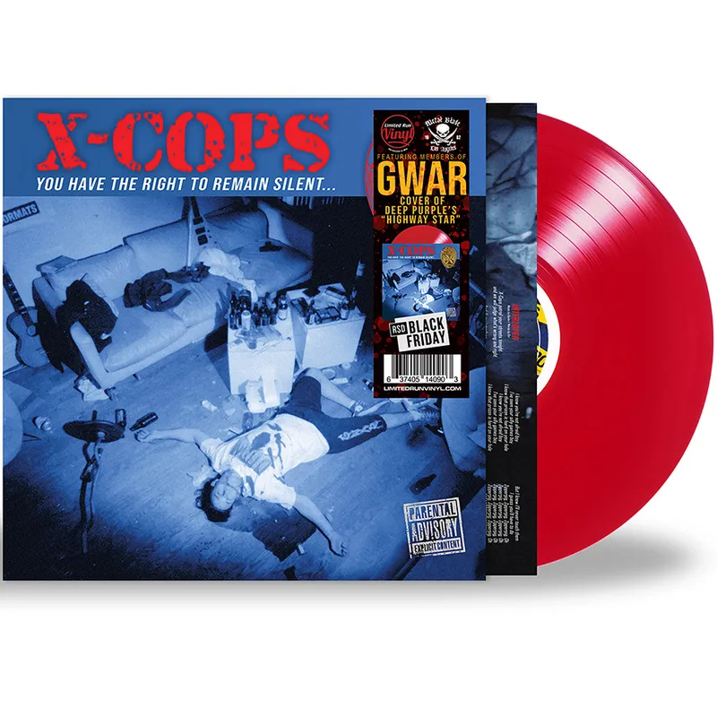 X-Cops: You Have The Right To Remain Silent 12" (Black Friday 2023)