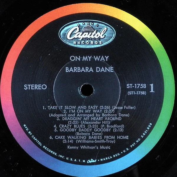 Barbara Dane: On My Way 12" - Image 3