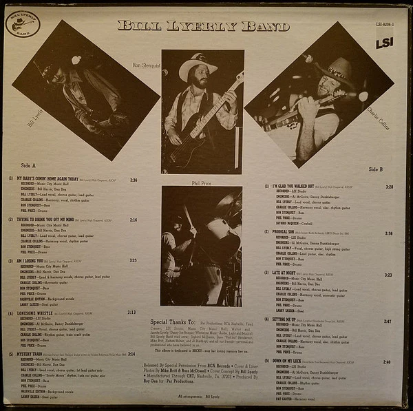 Bill Lyerly Band: Prodigal Son 12" - Image 2
