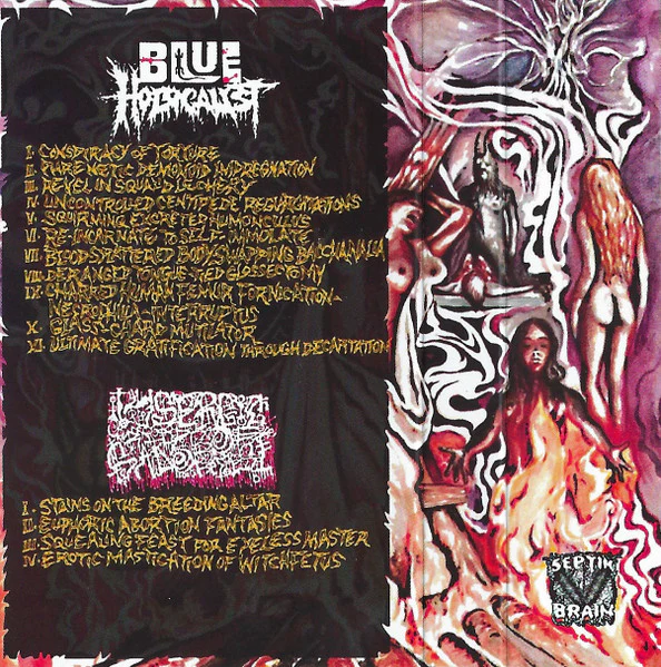 Blue Holocaust / Lysergic Rites Of Sadopriest: Split cassette - Image 2