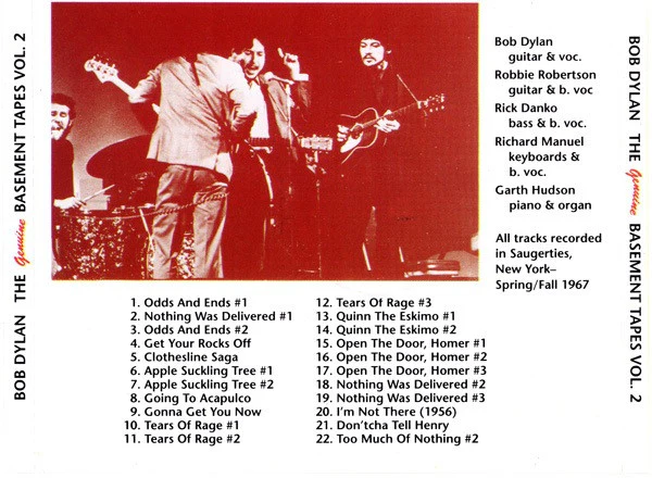 Bob Dylan: The Genuine Basement Tapes Vol. 2 CDR - Image 2