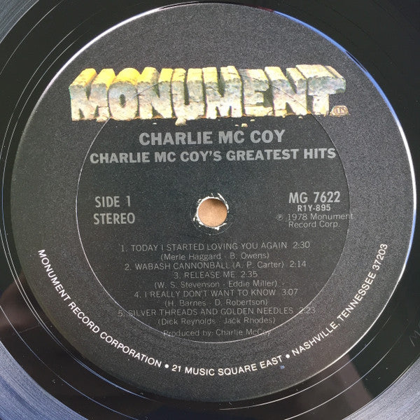 Charlie McCoy: Charlie McCoy's Greatest Hits 12" - Image 3