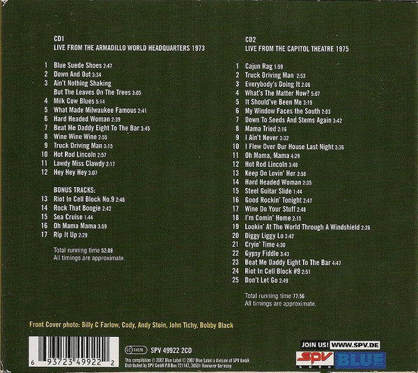 Commander Cody And His Lost Planet Airmen: Live From Armadillo World Headquarters 1973 And The Capitol Theatre 1975 2xCD - Image 2