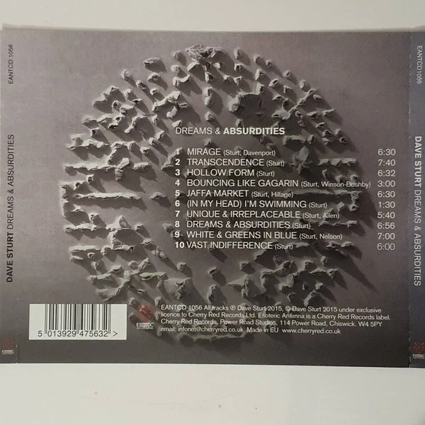 Dave Sturt: Dreams & Absurdities CD - Image 2