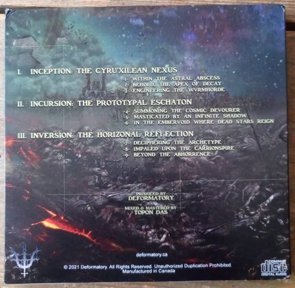 Deformatory: Inversion Of The Unseen Horizon CD - Image 2