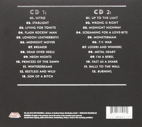 Dirkschneider: Live - Back To The Roots 2xCD - Image 2
