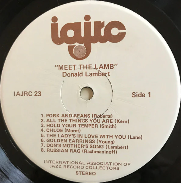 Donald Lambert: Meet The Lamb 12" - Image 3