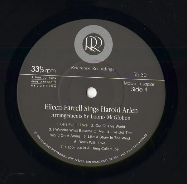Eileen Farrell: Sings Harold Arlen 12" - Image 2