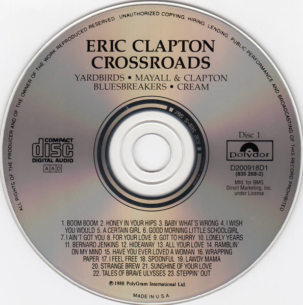 Eric Clapton: Crossroads 4xCD box set - Image 3