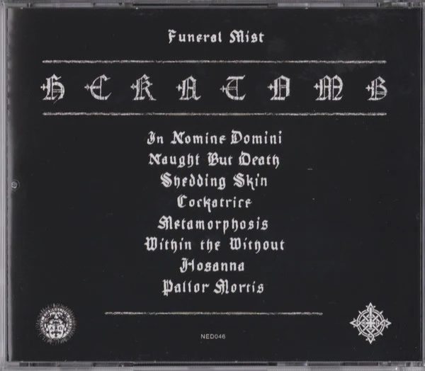 Funeral Mist: Hekatomb CD - Image 2