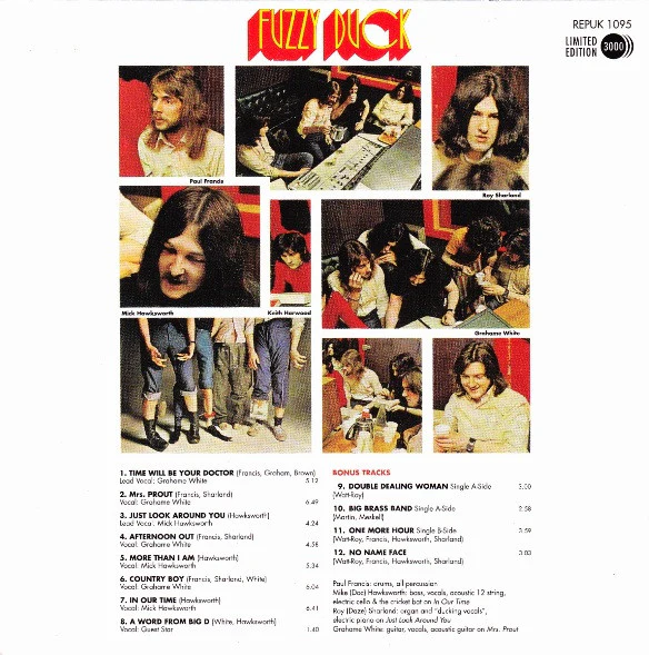 Fuzzy Duck: S/T CD - Image 2