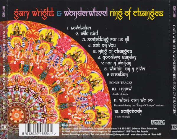Gary Wright and Wonderwheel: Ring Of Changes CD - Image 2