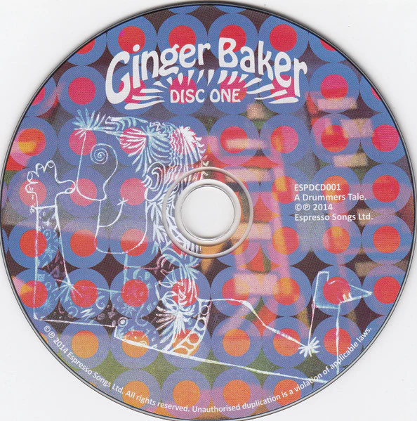 Ginger Baker: A Drummer's Tale 2xCD - Image 3