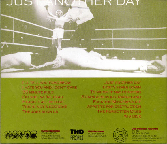 Holding On: Just Another Day CD - Image 2