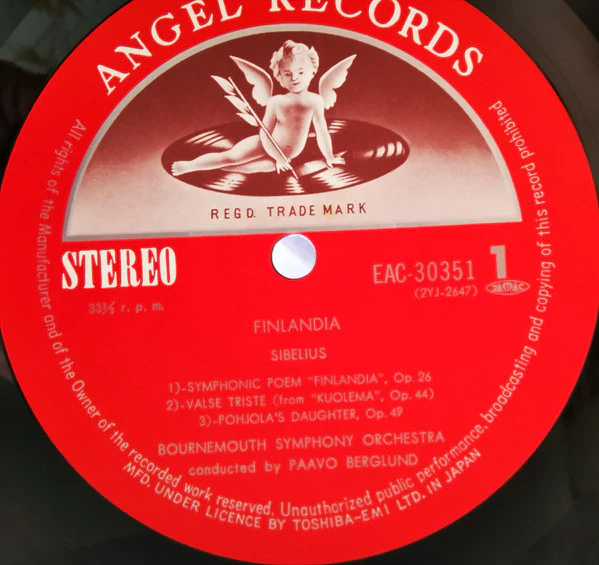 Jean Sibelius, Bournemouth Symphony Orchestra: Symphonic poem Finlandia - Valse Triste & scene with cranes 12" - Image 3