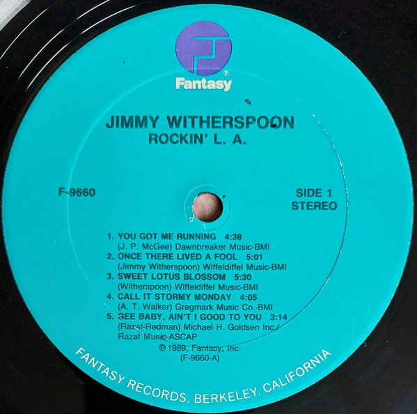 Jimmy Witherspoon: Rockin' L.A. 12" - Image 3