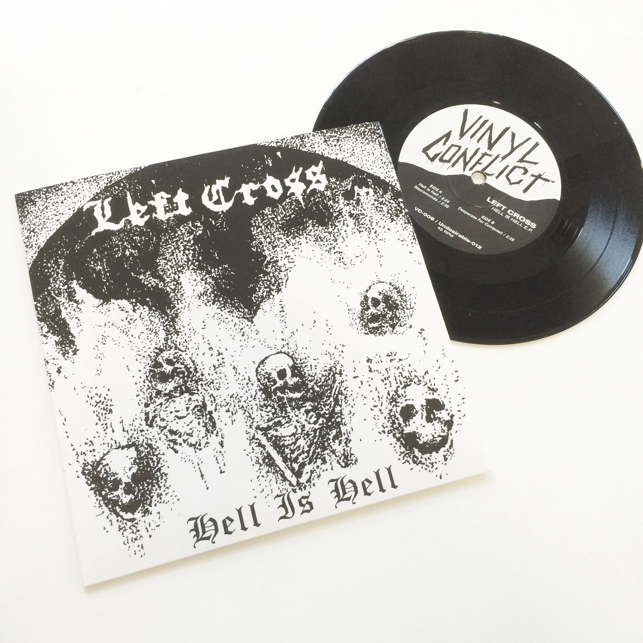 Left Cross: Hell Is Hell 7"