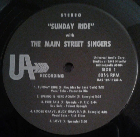 Main Street Singers: Sunday Ride 12" - Image 3