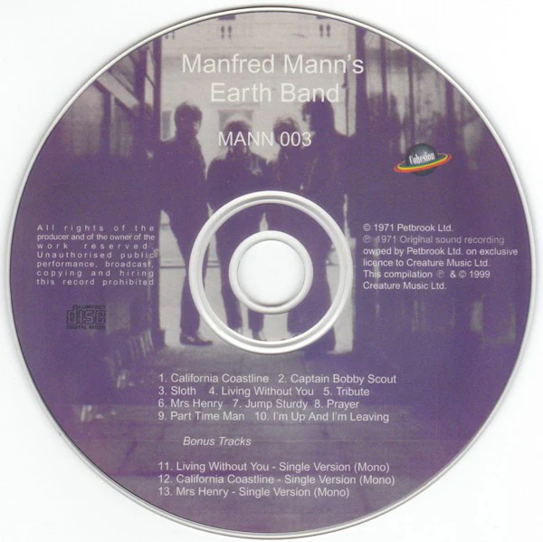 Manfred Mann's Earth Band: S/T CD - Image 2
