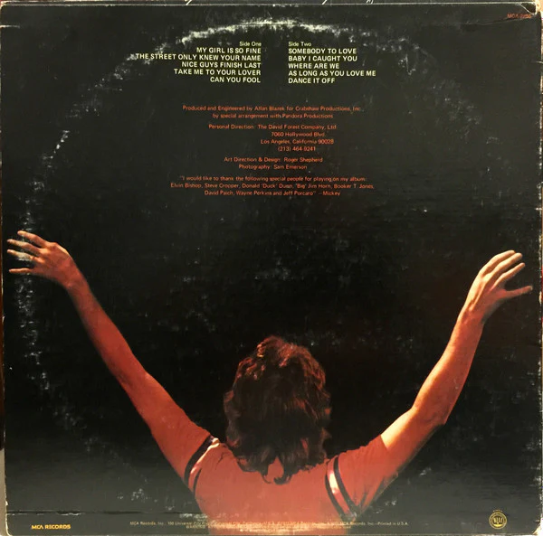 Mickey Thomas: As Long As You Love Me 12" - Image 2