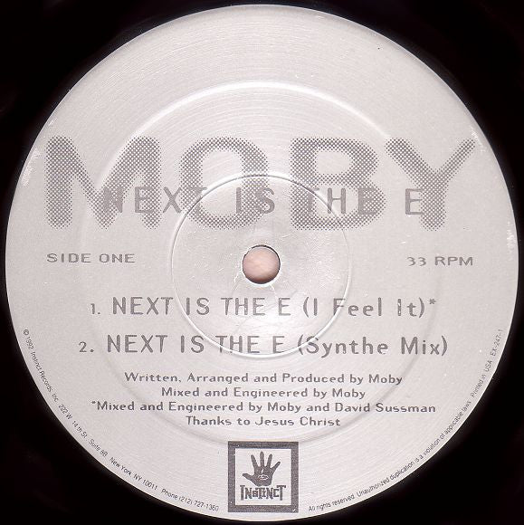 Moby: Next Is The E 12"
