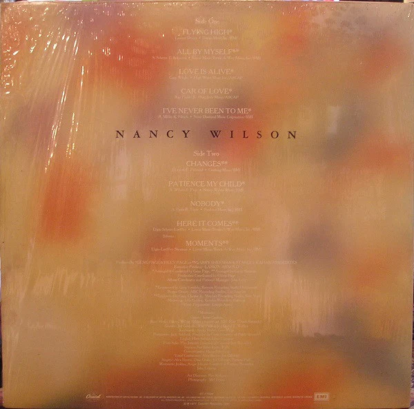 Nancy Wilson: I've Never Been To Me 12" - Image 2