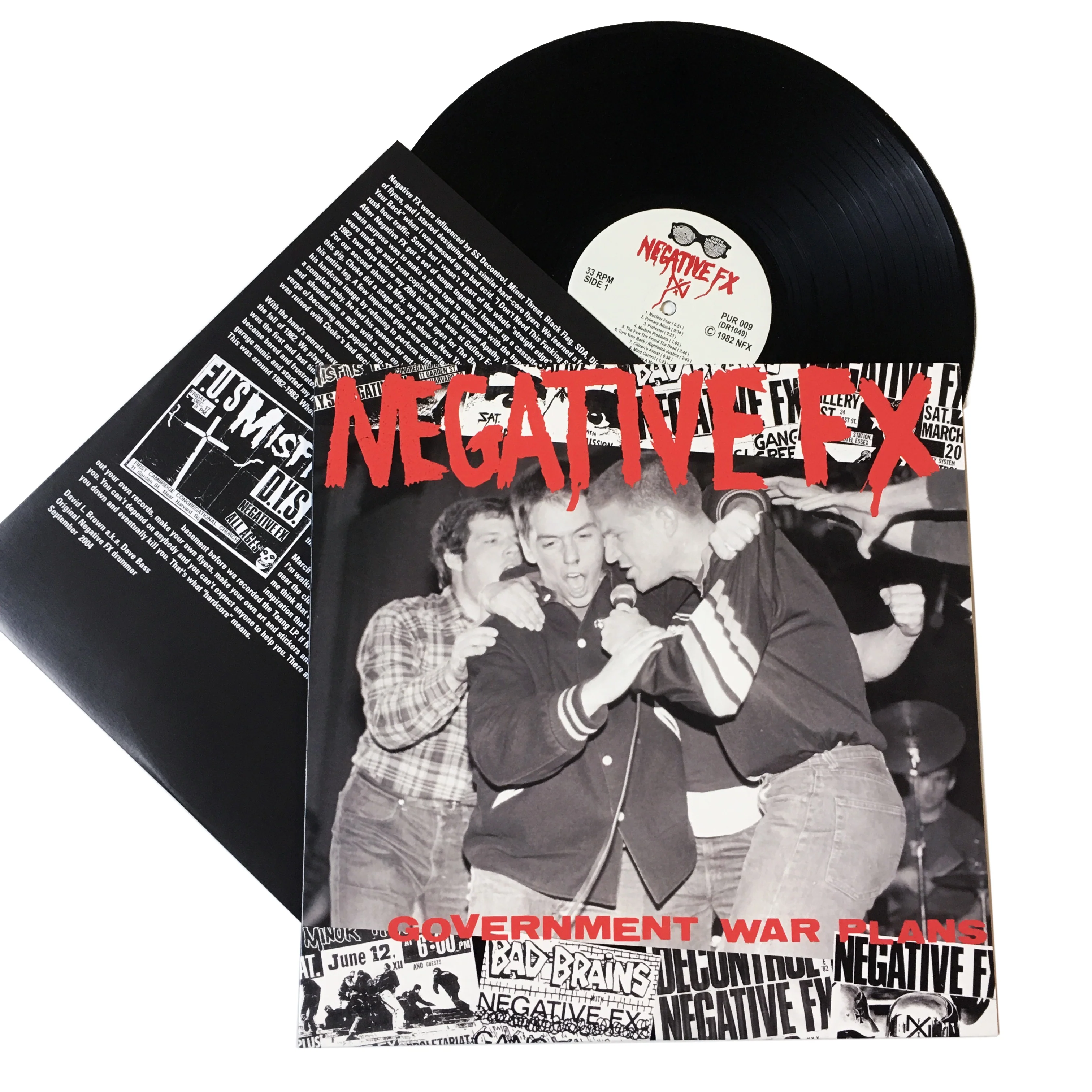 Negative FX: Government War Plans 1982 Demos 12"