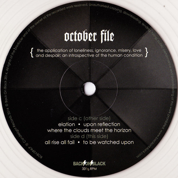October File: The Application Of Loneliness 2x12" - Image 2