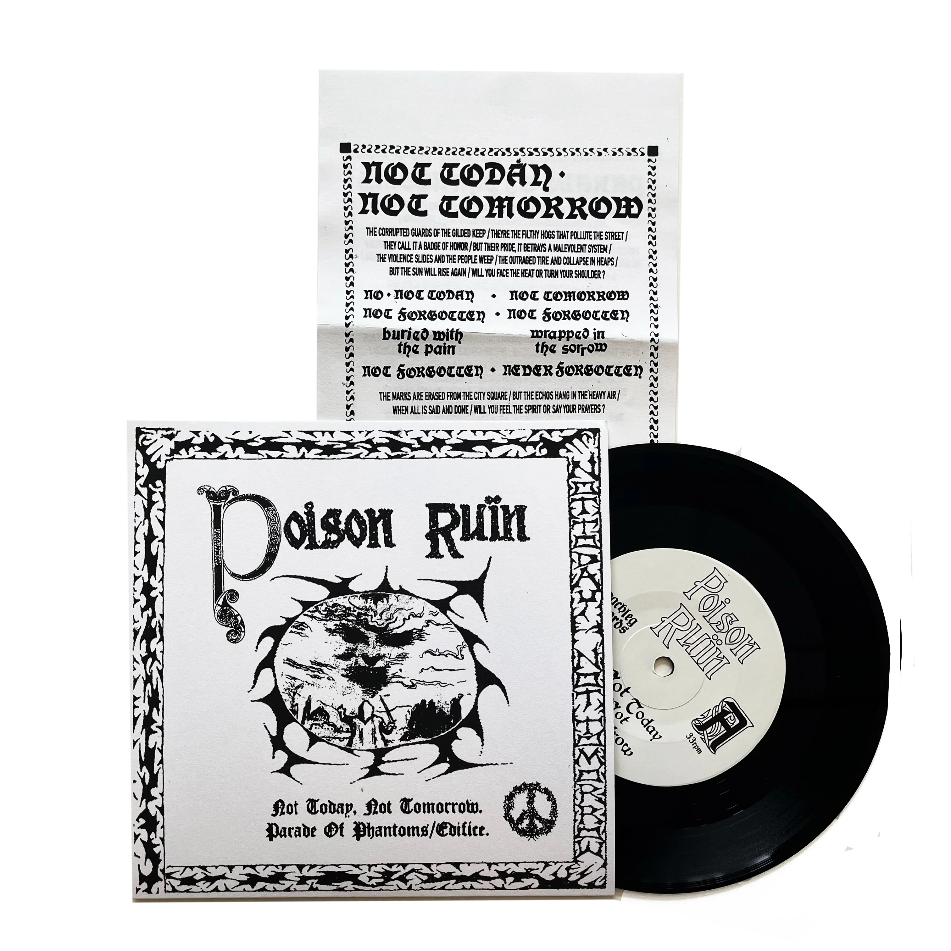 Poison Ruin: Not Today, Not Tomorrow 7" - Image 2