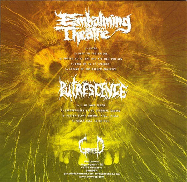 Putrescence / Embalming Theatre: Split 7" - Image 2
