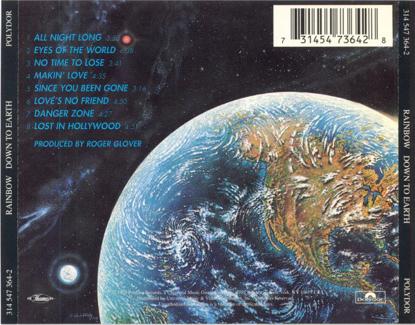 Rainbow: Down To Earth CD - Image 2