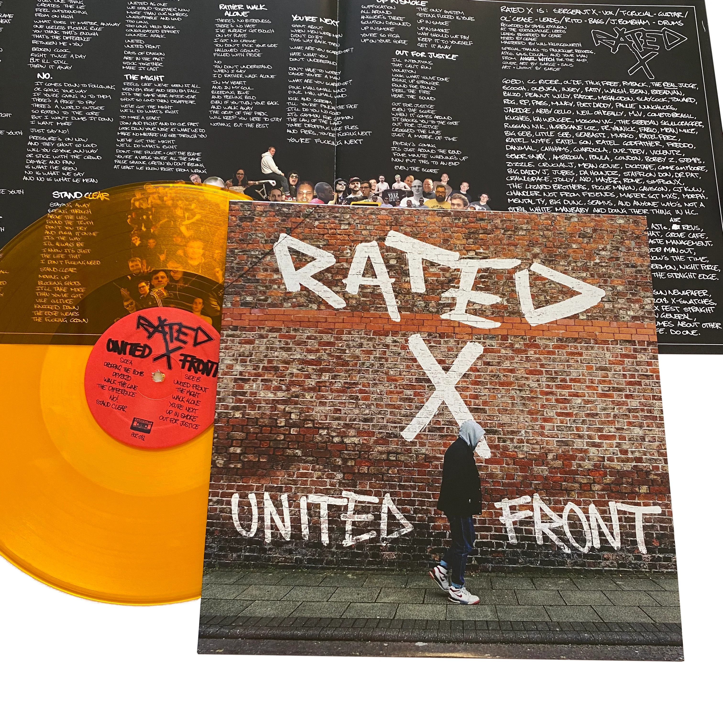 Rated X: United Front 12" - Image 2