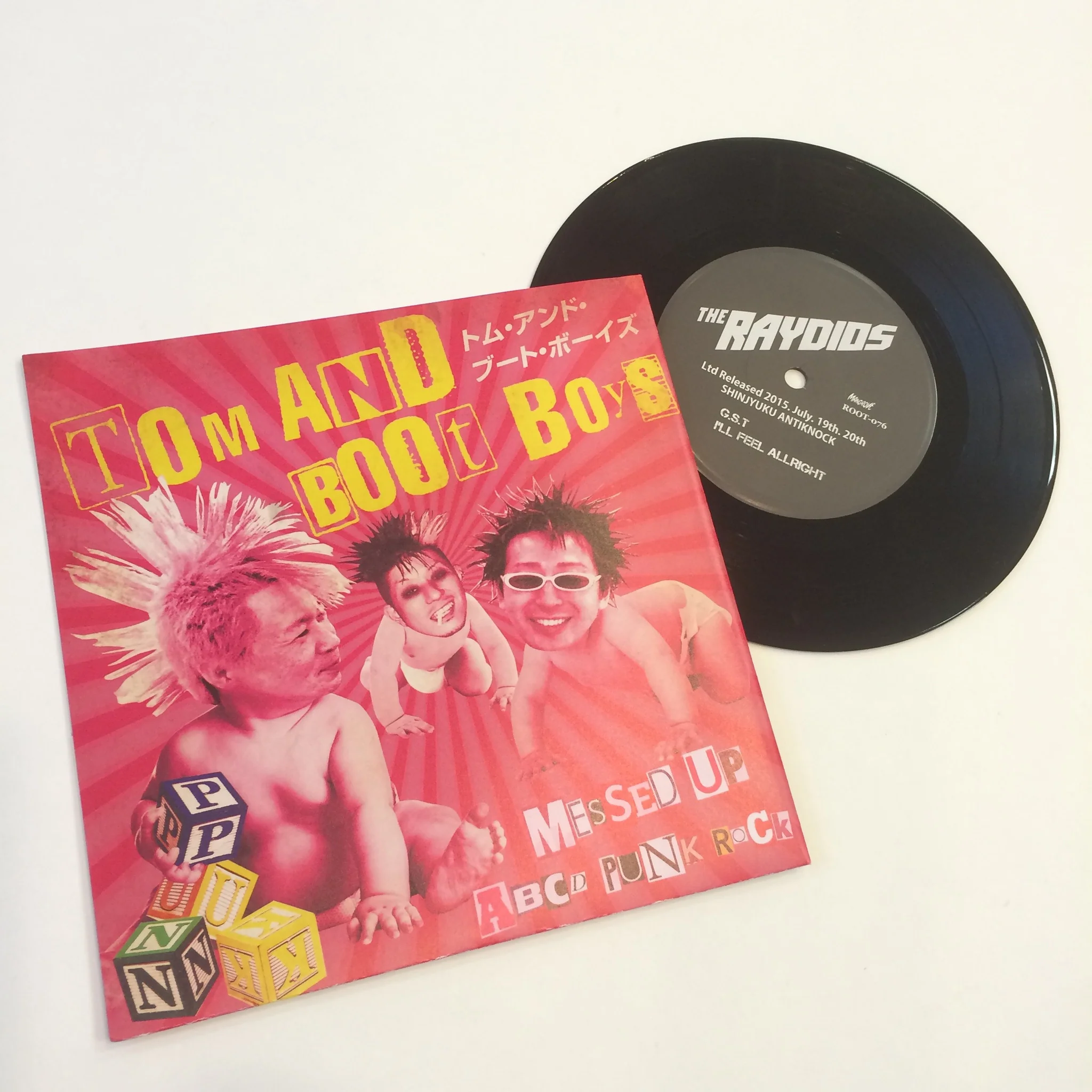 Raydios / Tom and Boot Boys: Split 7" - Image 2
