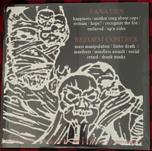 Reform control/Fanatics: Split LP 12" - Image 2