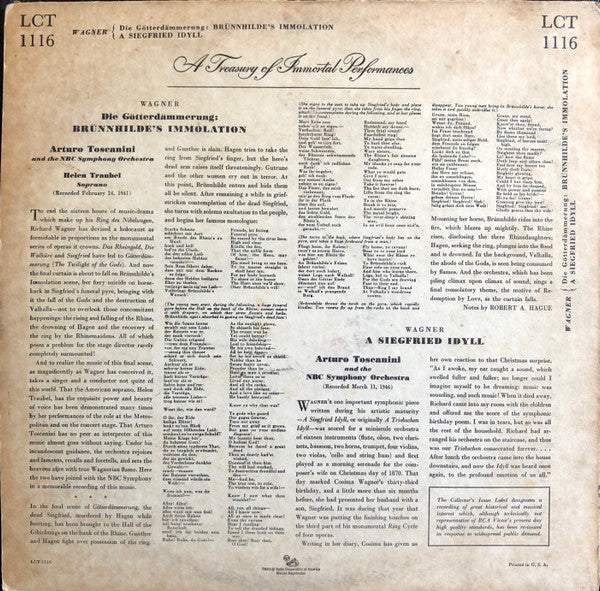 Richard Wagner: Brunnhilde's Immolation - Siegfried Idyll 12" - Image 3