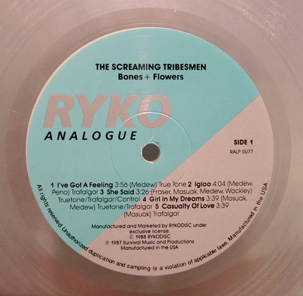 Screaming Tribesmen: Bones + Flowers 12" - Image 3