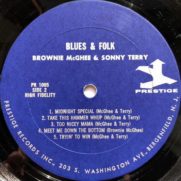 Sonny Terry & Brownie McGhee: Blues & Folk 12" - Image 2