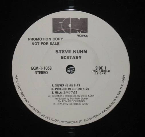 Steve Kuhn: Ecstasy 12" - Image 2