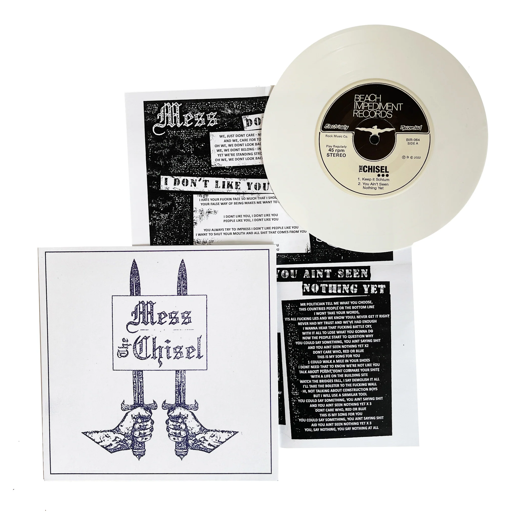 The Chisel / Mess: Split 7" - Image 2