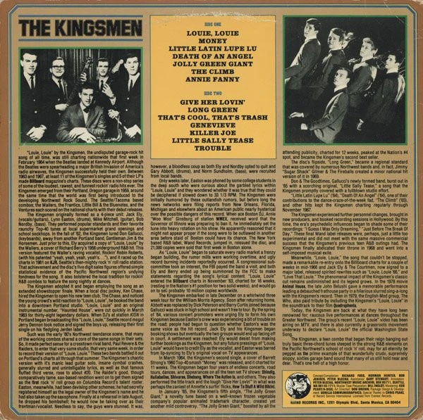 The Kingsmen: The Best Of 12" - Image 2