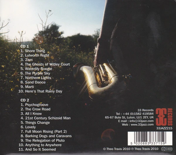 Theo Travis: All I Know. An Anthology 2xCD - Image 2