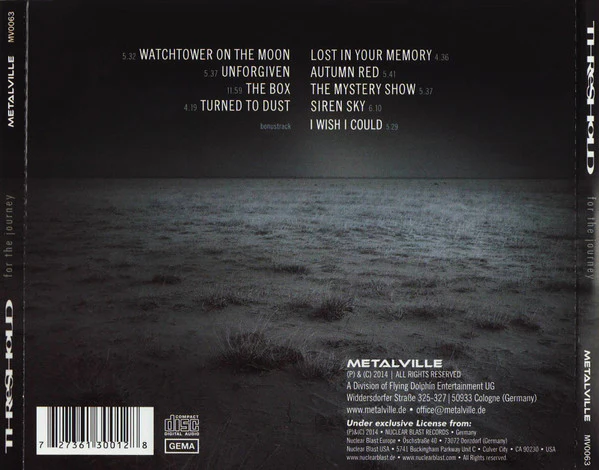 Threshold: For The Journey CD - Image 2