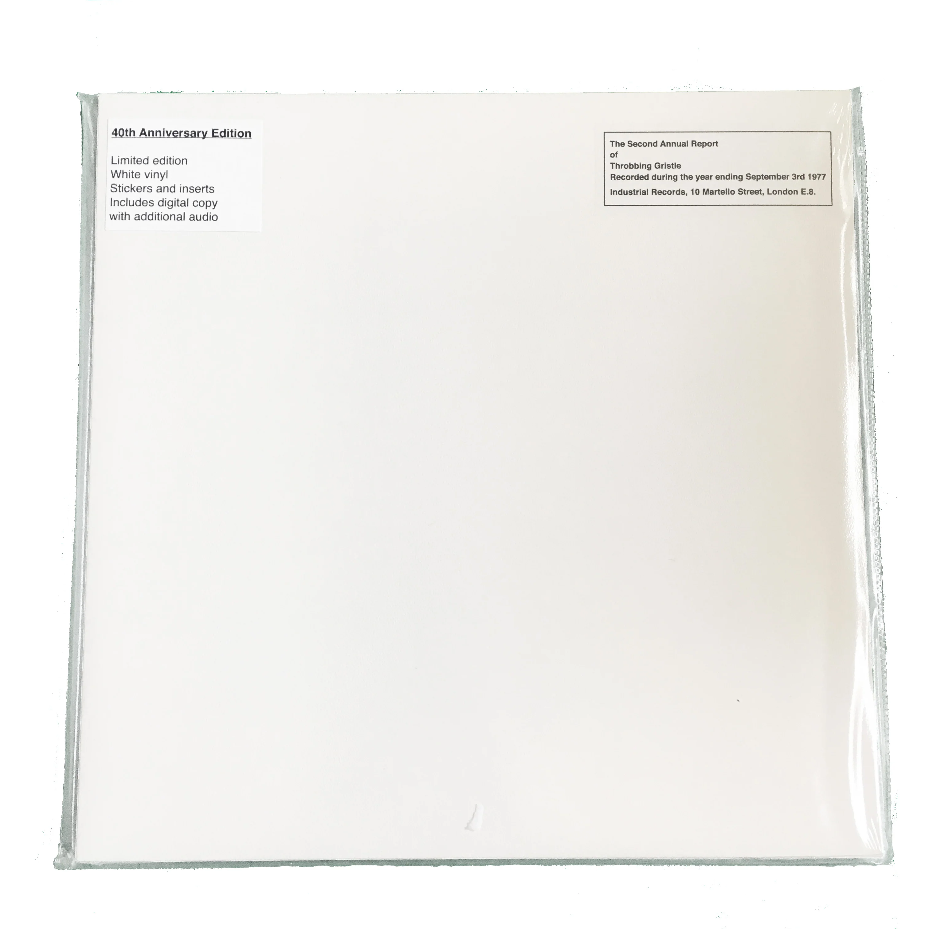 Throbbing Gristle: The Second Annual Report 12"