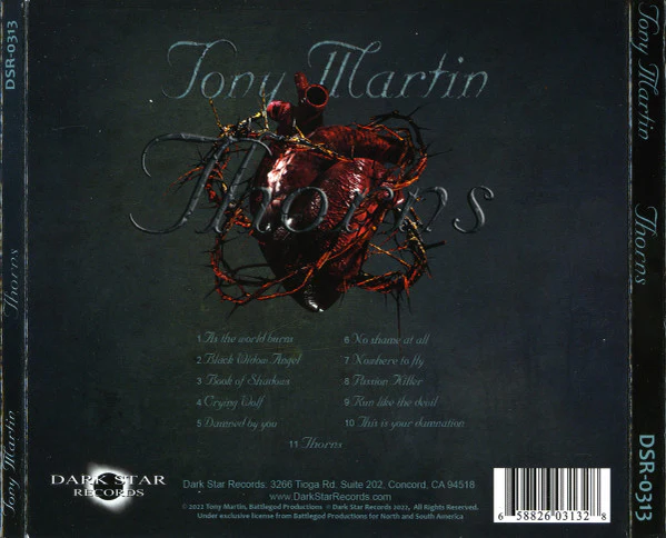Tony Martin: Thorns CD - Image 2