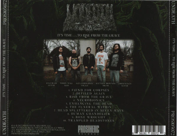 Undeath: It's Time...To Rise From The Grave CD - Image 2