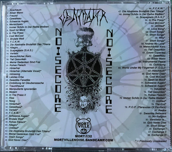 Ventilator: Real H.C. Is Dead, Noise Is The Only Way! (Extended Version) CD - Image 2