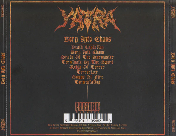 Yatra: Born Into Chaos CD - Image 2